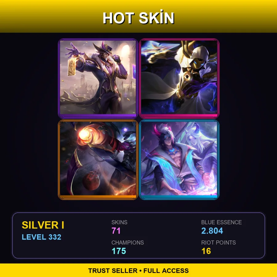 BR | Lv332 | Silver I | 71 Skin | 175 Champ