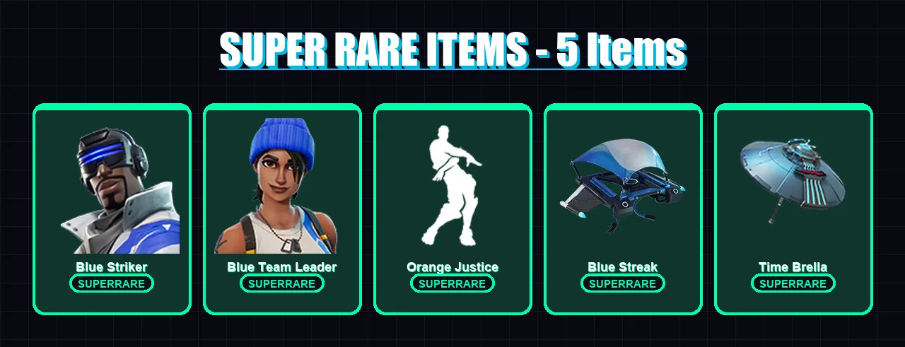 [PC/XBOX] | Blue Striker | Blue Team Leader | Peter Griffin | Valeria | Spectra Knight | 105 skin | 168 pickaxe | 117 emote | 136 glider | Lv1905