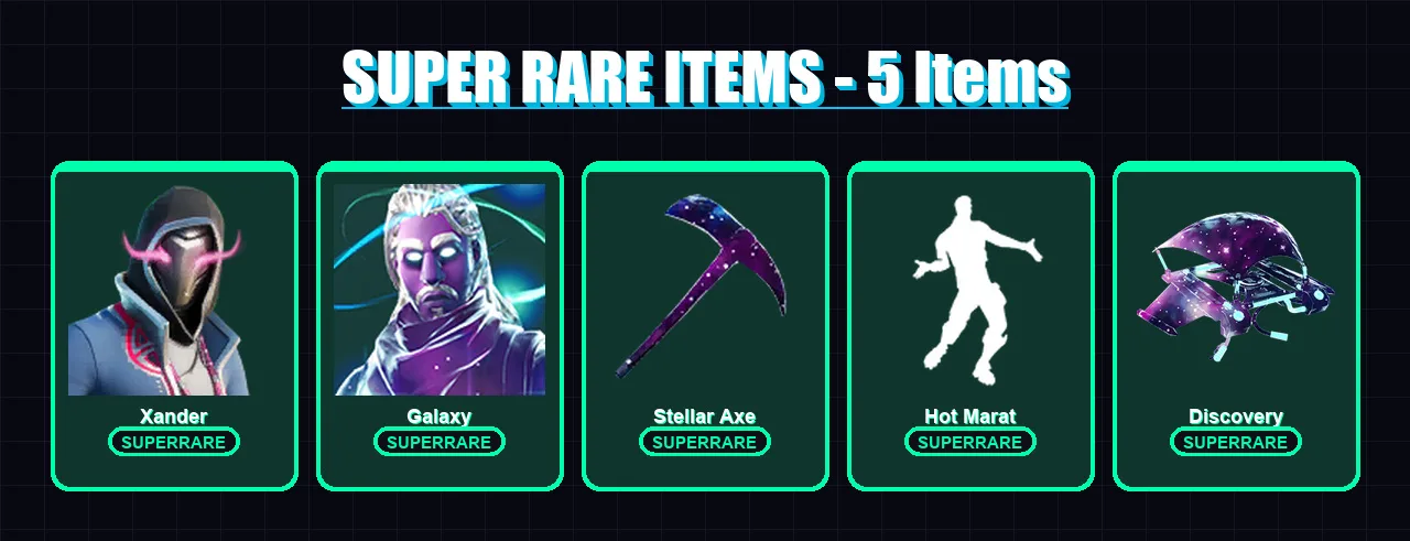 [PS4/PS5/XBOX/PC] | Xander | Galaxy | Ultima Knight | The Imagined | Singularity | 73 skin | 101 pickaxe | 90 emote | 101 glider | Lv1822