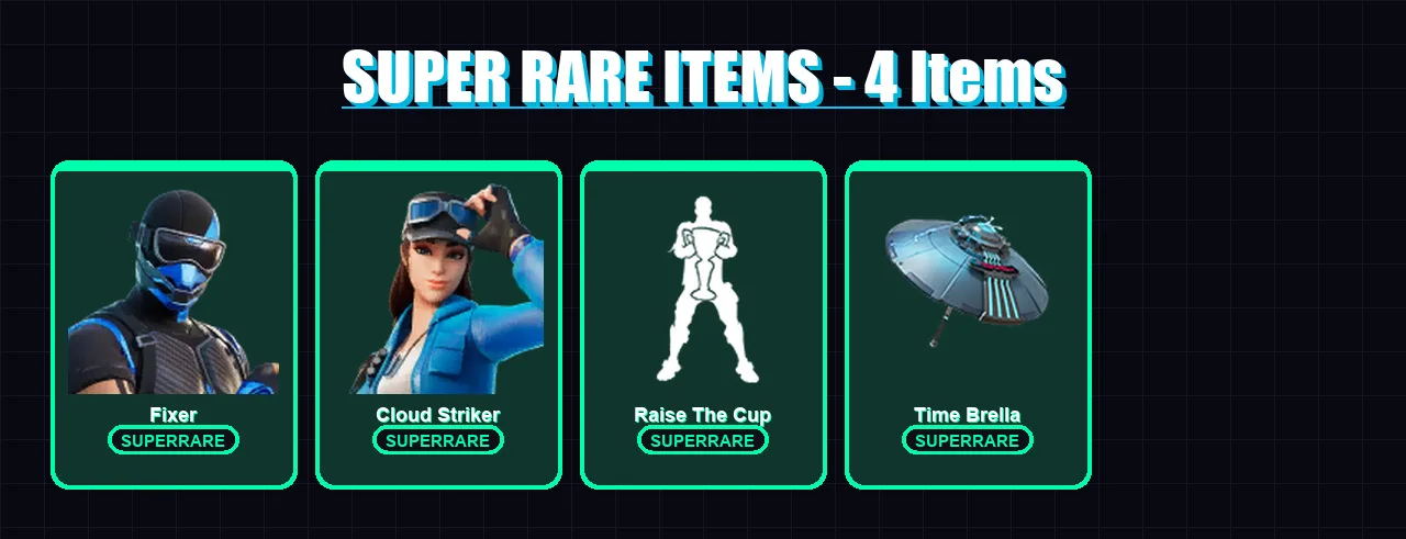 [PS4/PS5/XBOX/PC] | Fixer | Cloud Striker | Joltara | Fade | Gear Specialist Maya | 115 skin | 142 pickaxe | 123 emote | 111 glider | Lv2071