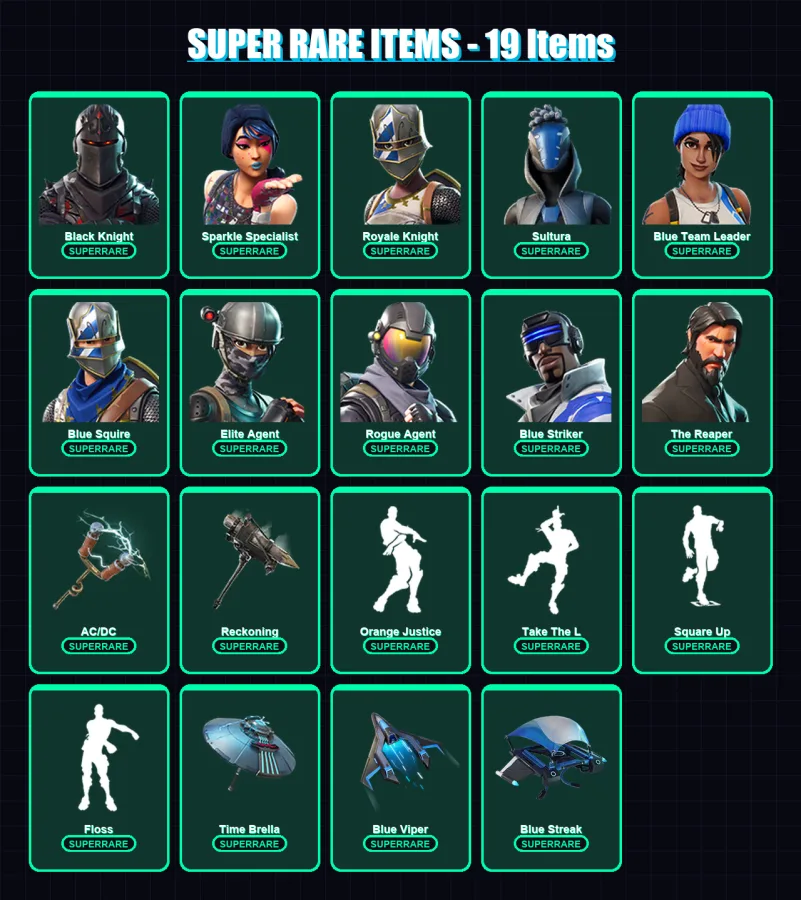 [PS4/PS5/XBOX/PC] | Black Knight | Sparkle Specialist | Royale Knight | 86 skin | Lv1320
