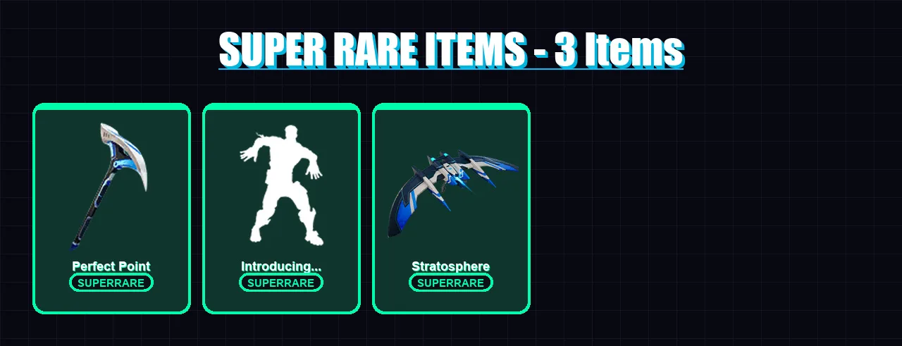 [PC] | Menace | Fade | Mandalorian | Predator | Eternal Knight | 35 skin | 48 pickaxe | 30 emote | 46 glider | Lv769