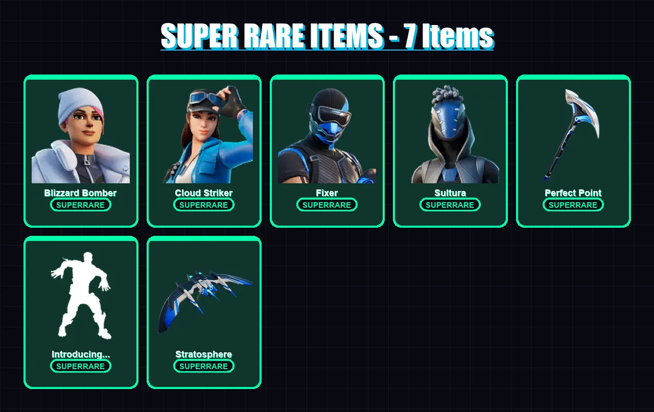 [PC/XBOX] | Blizzard Bomber | Cloud Striker | Fixer | Sultura | Ronin | 29 skin | 39 pickaxe | 40 emote | 38 glider | Lv450 — Fortnite account