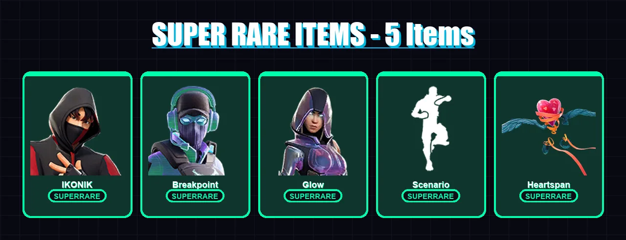[PC/XBOX/PSN] | IKONIK | Breakpoint | Glow | Rox | Inferno | 48 skin | 33 pickaxe | 69 emote | 37 glider | Lv353