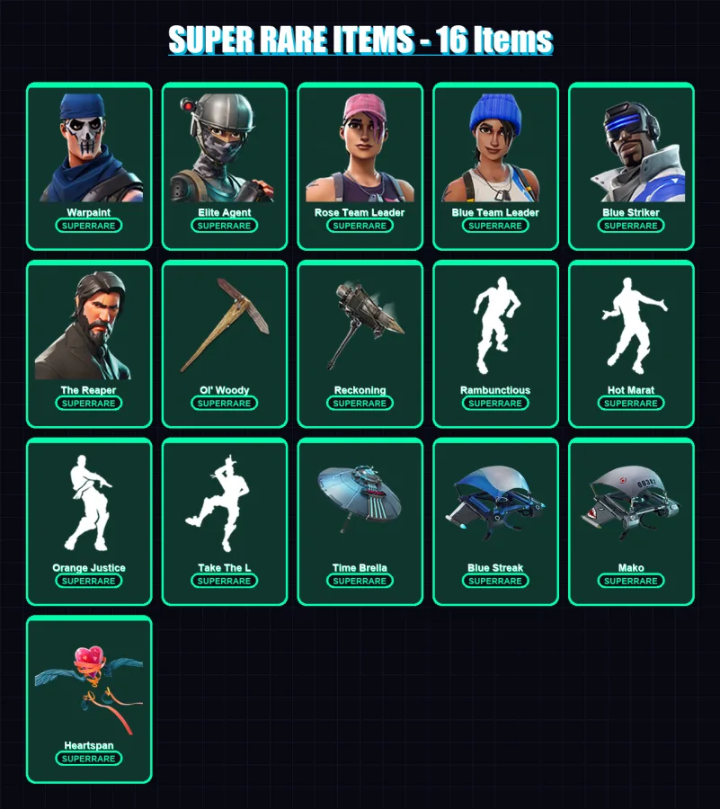 [PS4/PS5/XBOX/PC] | Warpaint | Elite Agent | Rose Team Leader | 110 skin | Lv1190
