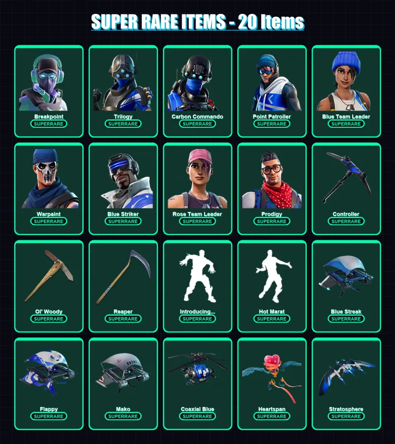[PS4/PS5/XBOX/PC] | Breakpoint | Trilogy | Carbon Commando | 117 skin | Lv968