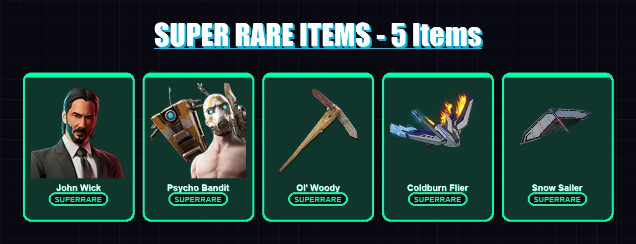 [PS4/PS5/XBOX/PC] | John Wick | Psycho Bandit | Rex | Arachne | All Might | 761 skin | 675 pickaxe | 514 emote | 239 glider | Lv2278