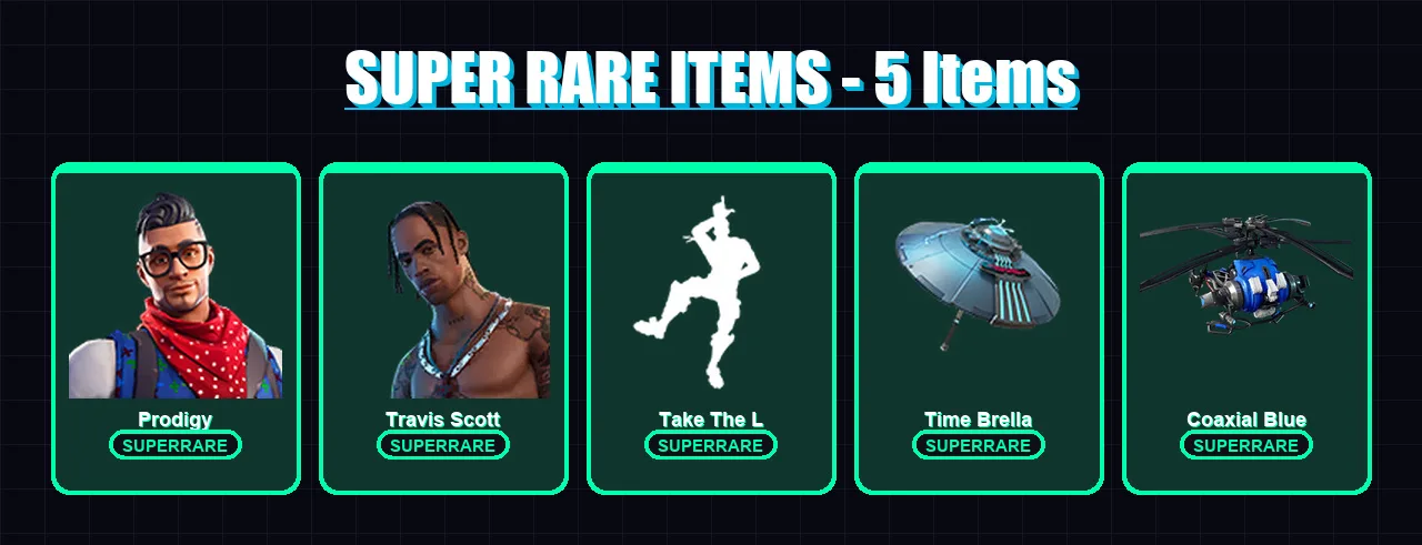 [PC/XBOX] | Prodigy | Travis Scott | Carbide | Zenith | Lynx | 14 skin | 19 pickaxe | 30 emote | 29 glider | Lv483