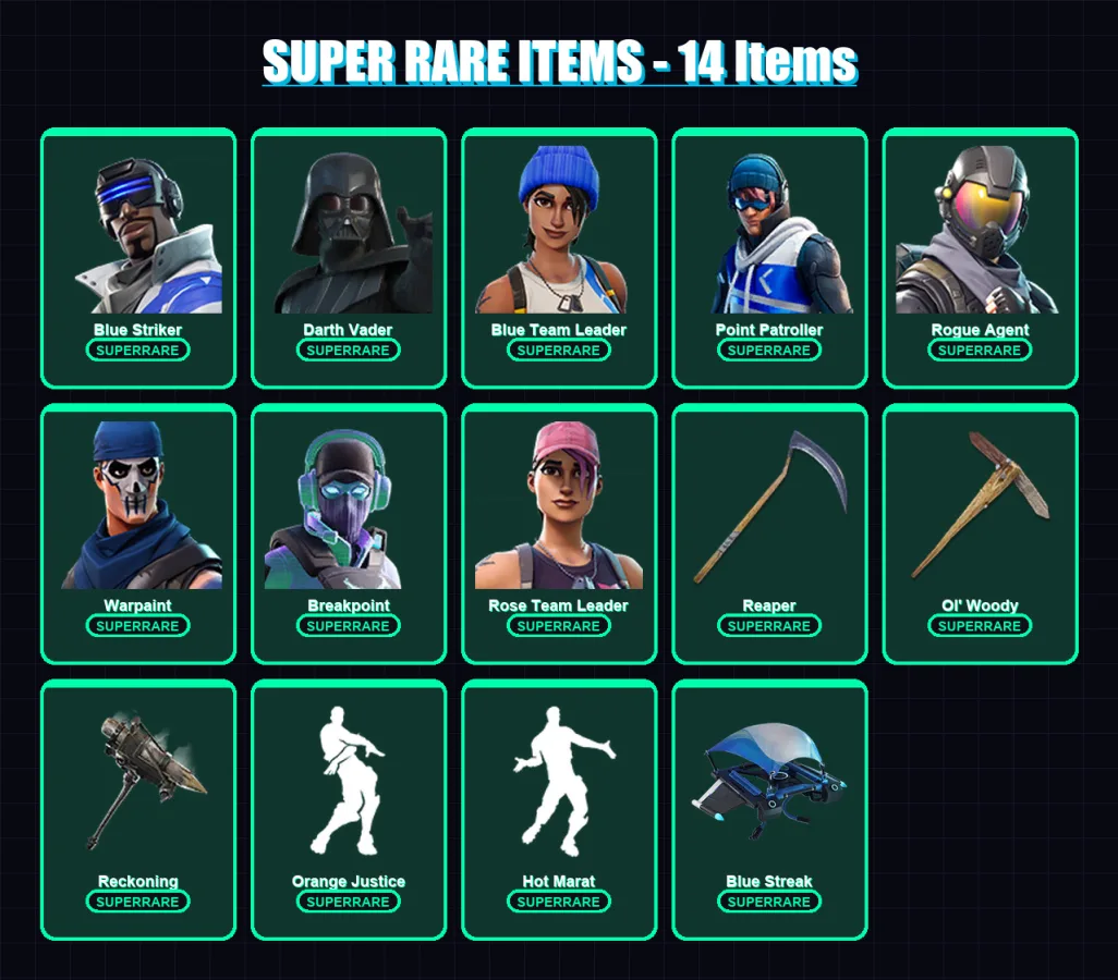 [PC/XBOX/PSN] | Blue Striker | Darth Vader | Blue Team Leader | 221 skin | Lv2443