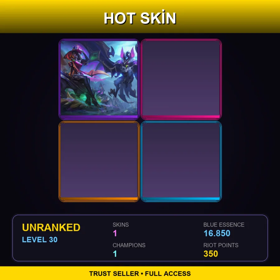 NA | Lv30 | Unranked | 1 Skin | 1 Champ