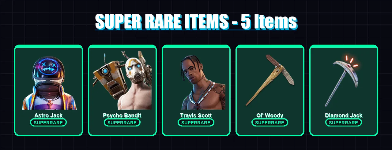 [PC/XBOX/PSN] | Astro Jack | Psycho Bandit | Travis Scott | Fade | Deadpool | 29 skin | 32 pickaxe | 39 emote | 28 glider | Lv409 — Fortnite account