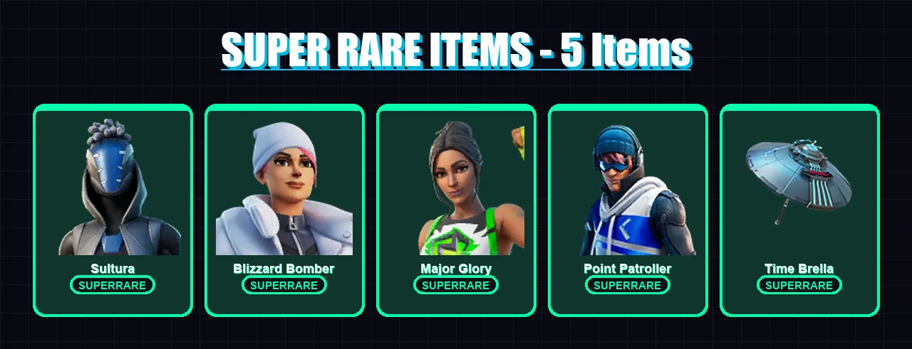 [PS4/PS5/XBOX/PC] | Sultura | Blizzard Bomber | Major Glory | Point Patroller | Fade | 98 skin | 119 pickaxe | 91 emote | 123 glider | Lv1835 — Fortnite account