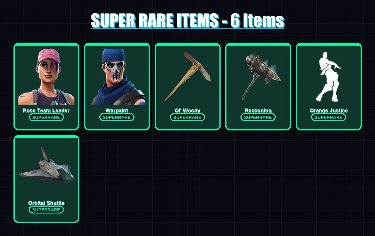 [PS4/PS5/XBOX/PC] | Rose Team Leader | Warpaint | Lynx | Valor | Dire | 84 skin | 90 pickaxe | 93 emote | 82 glider | Lv987