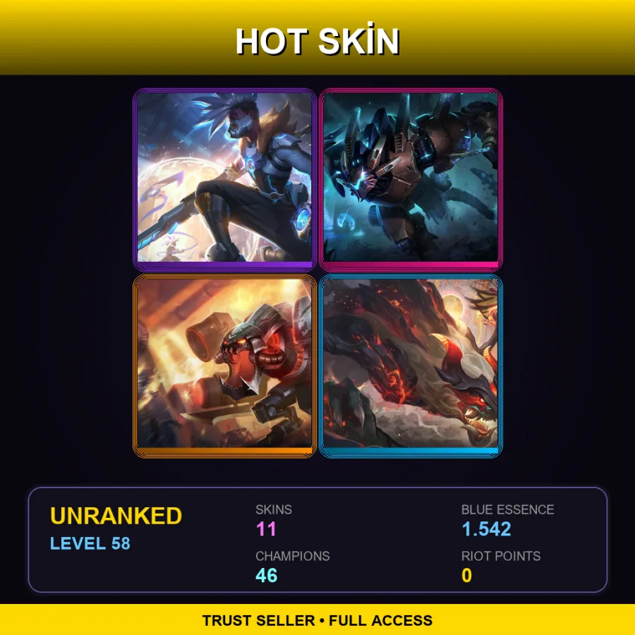 EUW | Lv58 | Unranked | 11 Skin | 46 Champ — Ashen Lord Aurelion Sol