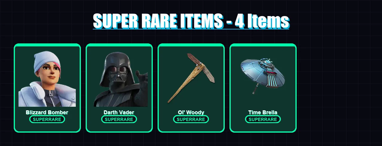 [PS4/PS5/XBOX/PC] | Blizzard Bomber | Darth Vader | Joey | 119 skin | Lv2196