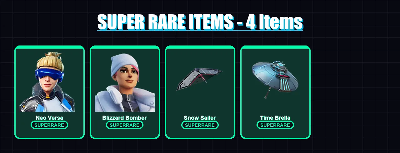 [PS4/PS5/XBOX/PC] | Neo Versa | Blizzard Bomber | Slayer Juice WRLD | Shinji | Santa Dogg | 12 skin | 42 pickaxe | 30 emote | 37 glider | Lv526 — Fortnite account