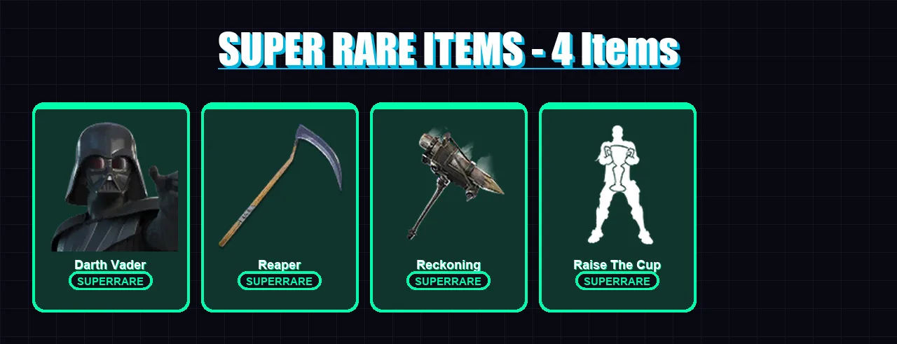 [PS4/PS5/XBOX/PC] | Darth Vader | Snap | Zenith | Nezumi | Deadpool | 95 skin | 98 pickaxe | 108 emote | 90 glider | Lv1466