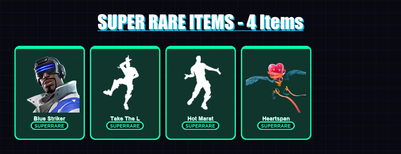 [PC/XBOX/PSN] | Blue Striker | Blackheart | Dark Voyager | Lynx | Flytrap | 59 skin | 52 pickaxe | 63 emote | 67 glider | Lv914