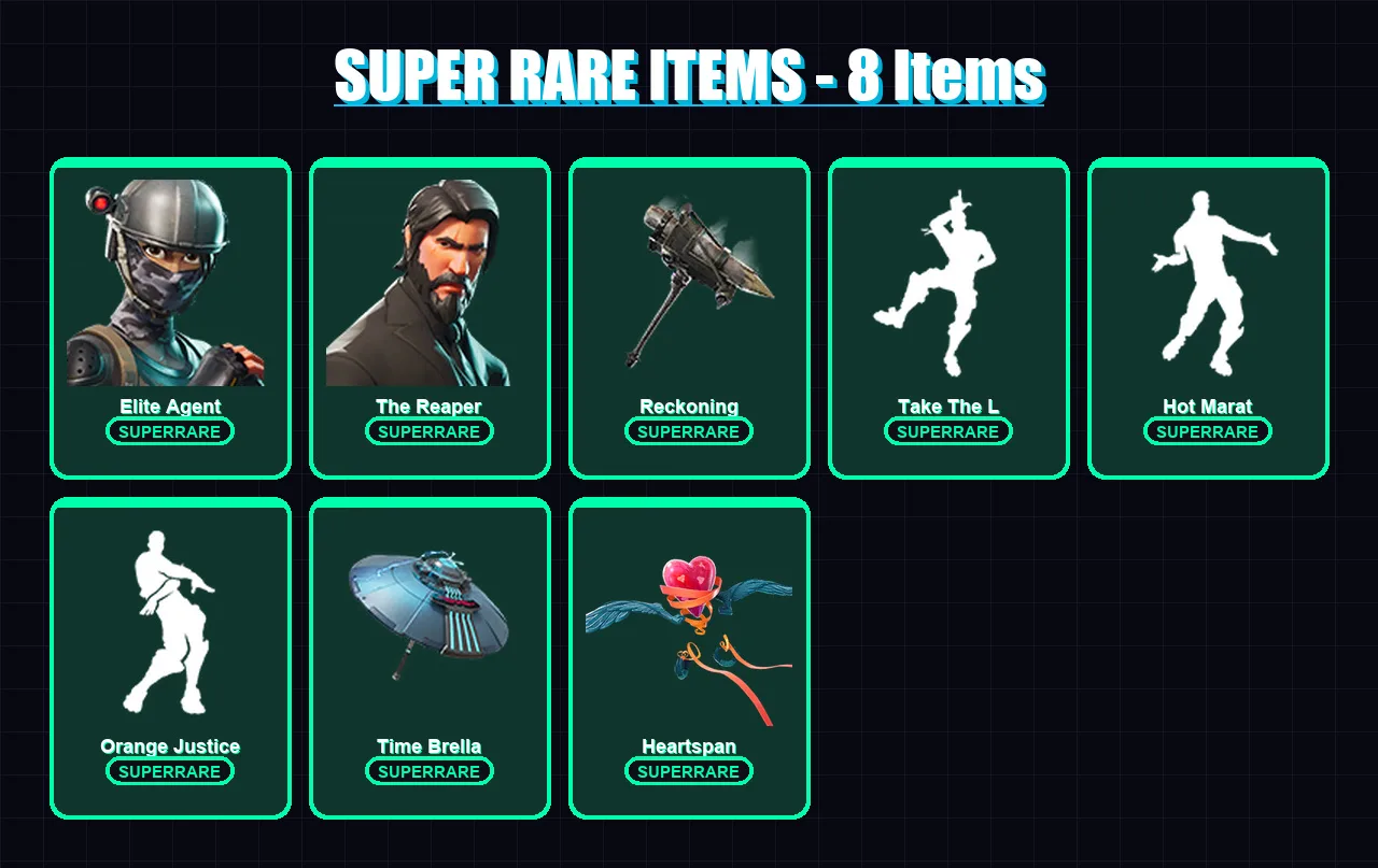 [PC/XBOX] | Elite Agent | The Reaper | Calamity | Ragnarok | Dark Voyager | 59 skin | 40 pickaxe | 85 emote | 56 glider | Lv862