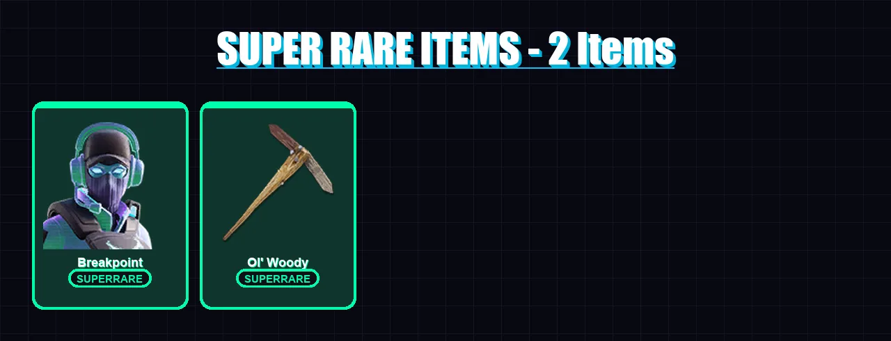 [PS4/PS5/PC] | Breakpoint | Deadpool | Sentinel | Sorana | Rox | 44 skin | 90 pickaxe | 64 emote | 68 glider | Lv1051