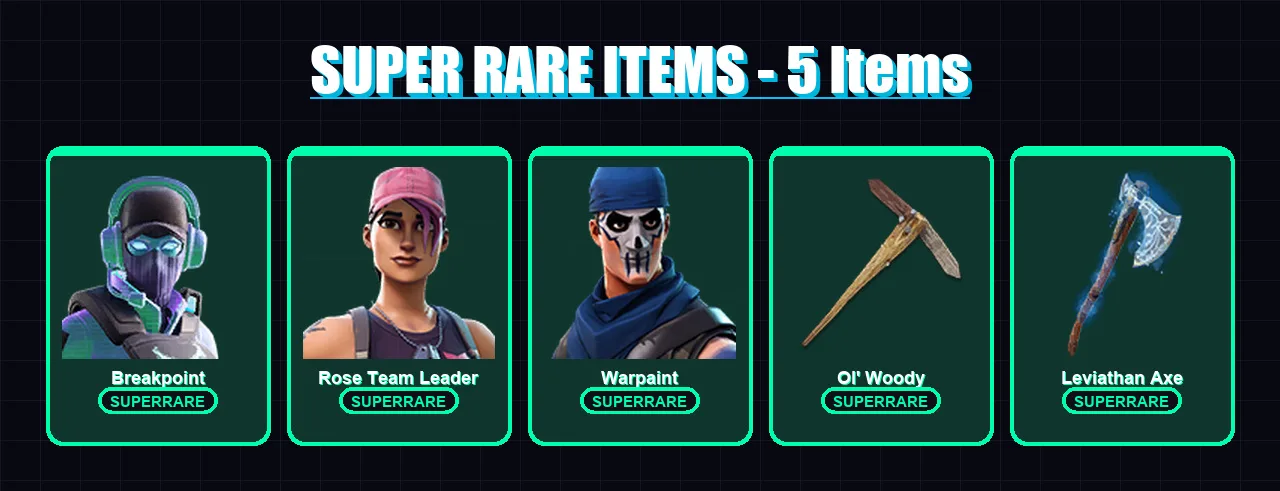 [PC/XBOX/PSN] | Breakpoint | Rose Team Leader | Warpaint | Galaxia | Midas | 98 skin | 80 pickaxe | 71 emote | 66 glider | Lv1107