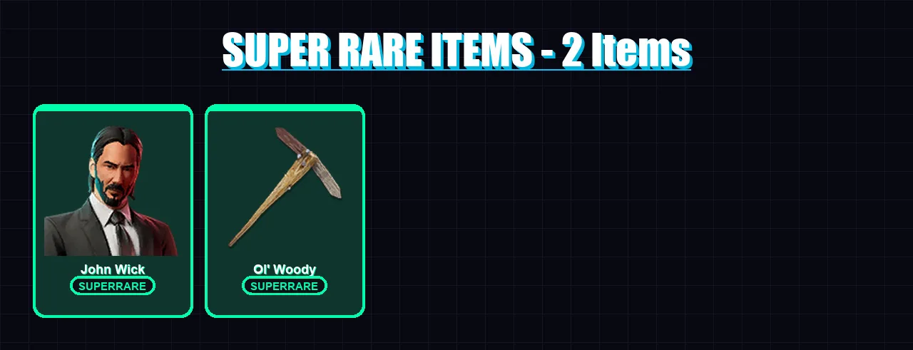 [PC/XBOX] | John Wick | Lady Windfrost | Boba Fett | Malibu | Jade | 121 skin | 171 pickaxe | 118 emote | 93 glider | Lv1450