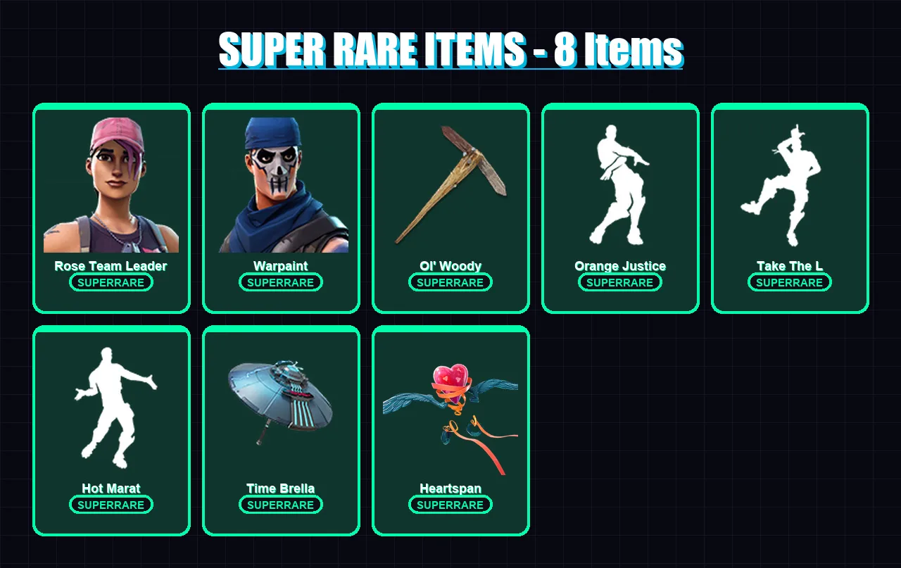 [PC/XBOX] | Rose Team Leader | Warpaint | Zenith | Hybrid | Lynx | 24 skin | 27 pickaxe | 39 emote | 30 glider | Lv394 — Fortnite account