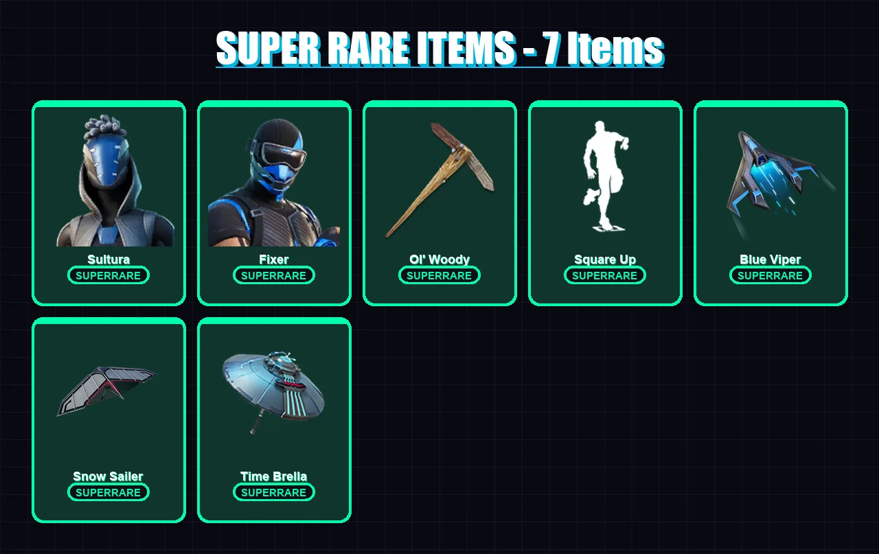 [PC/XBOX] | Sultura | Fixer | Mandalorian | Valeria | Peter Griffin | 137 skin | 163 pickaxe | 113 emote | 111 glider | Lv1562