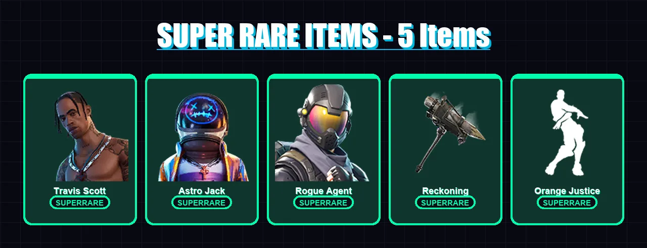 [PC/PSN] | Travis Scott | Astro Jack | Rogue Agent | Frozen Red Knight | Hybrid | 57 skin | 58 pickaxe | 72 emote | 56 glider | Lv887