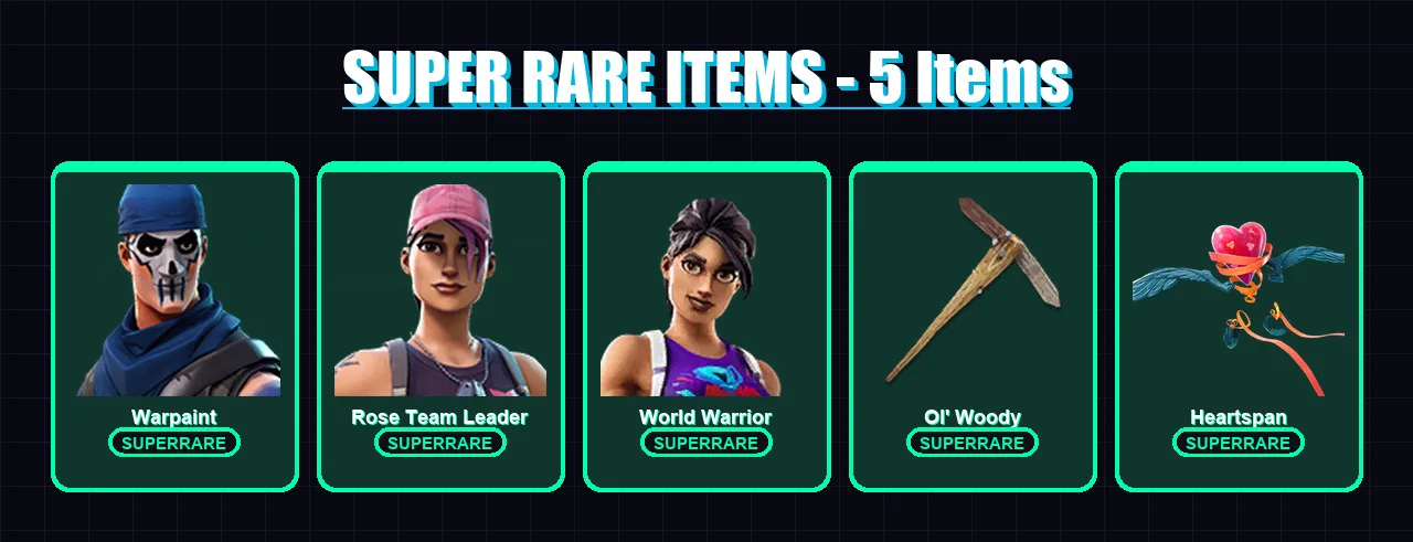 [PC/XBOX/PSN] | Warpaint | Rose Team Leader | World Warrior | Zenith | Vendetta | 84 skin | 96 pickaxe | 91 emote | 83 glider | Lv1568
