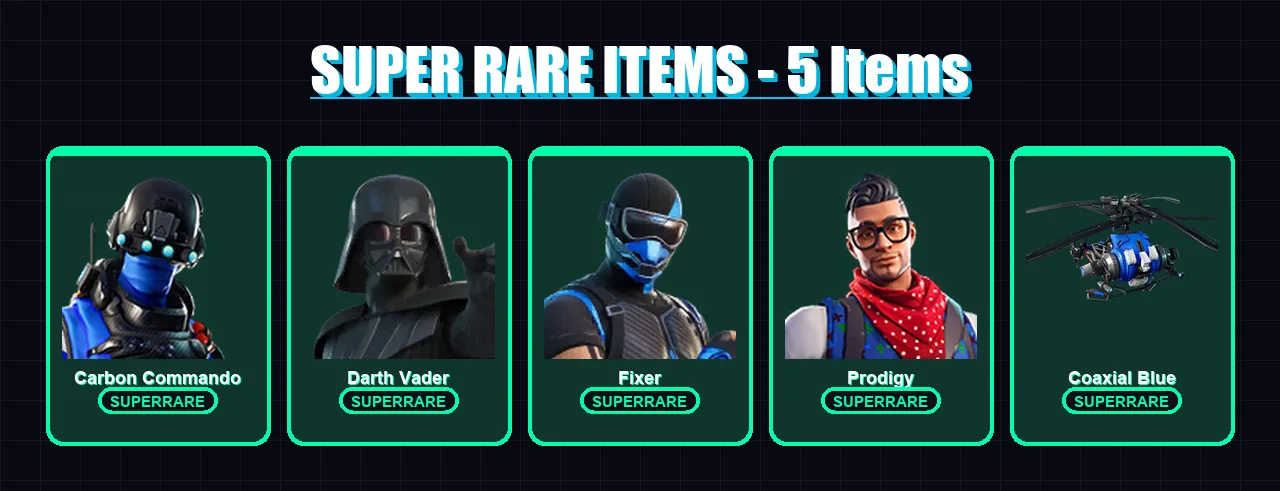 [PC/XBOX/PSN] | Carbon Commando | Darth Vader | Fixer | Prodigy | Malik | 50 skin | 42 pickaxe | 48 emote | 41 glider | Lv588 — Fortnite account