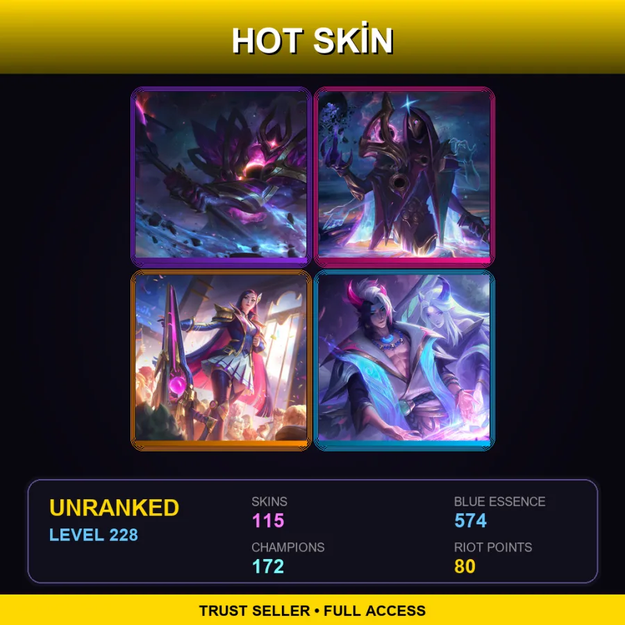 LAN | Lv228 | Unranked | 115 Skin | 172 Champ — Sentinel Olaf