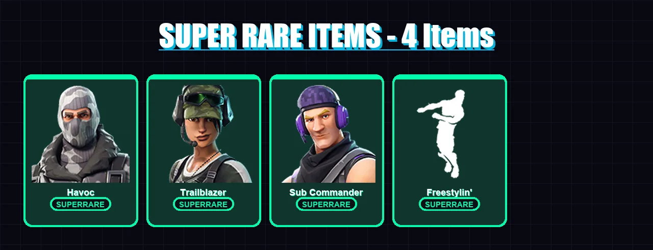 [PC/XBOX/PSN] | Havoc | Trailblazer | Sub Commander | Peter Griffin | Valeria | 60 skin | 54 pickaxe | 29 emote | 27 glider | Lv293