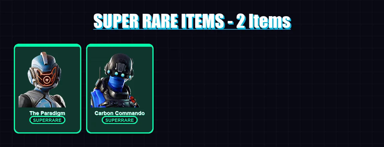 [PC/XBOX/PSN] | The Paradigm | Carbon Commando | Catalyst | X-Lord | Red Strike | 8 skin | 2 pickaxe | 6 emote | 6 glider | Lv114