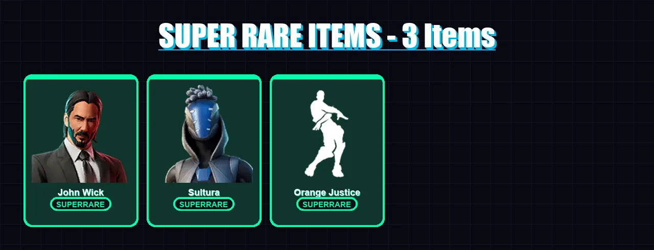 [PS4/PS5/PC] | John Wick | Sultura | Frozen Red Knight | Valeria | Ronin | 90 skin | 91 pickaxe | 59 emote | 60 glider | Lv933