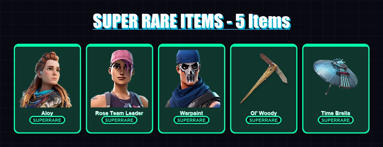 [PC/PSN] | Aloy | Rose Team Leader | Warpaint | The Foundation | The Imagined | 51 skin | 59 pickaxe | 34 emote | 52 glider | Lv623