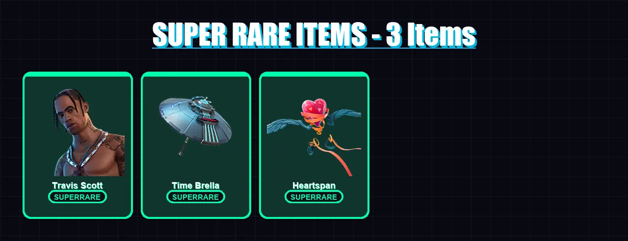 [PC/XBOX/PSN] | Travis Scott | Era | Twyn | Deadpool | Valeria | 87 skin | 94 pickaxe | 78 emote | 83 glider | Lv1181