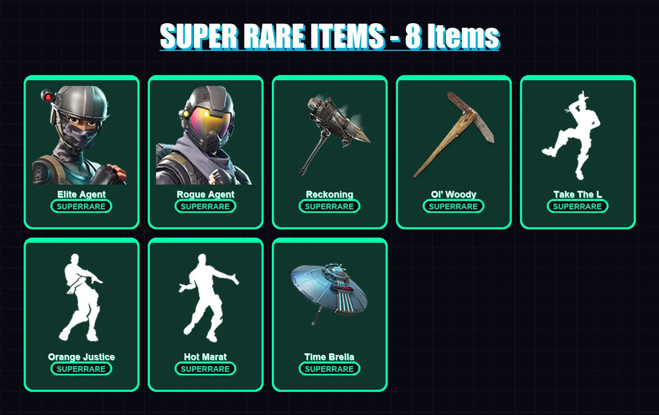 [PC/XBOX/PSN] | Elite Agent | Rogue Agent | Fusion | Zeus | Gear Specialist Maya | 81 skin | 106 pickaxe | 114 emote | 105 glider | Lv1623
