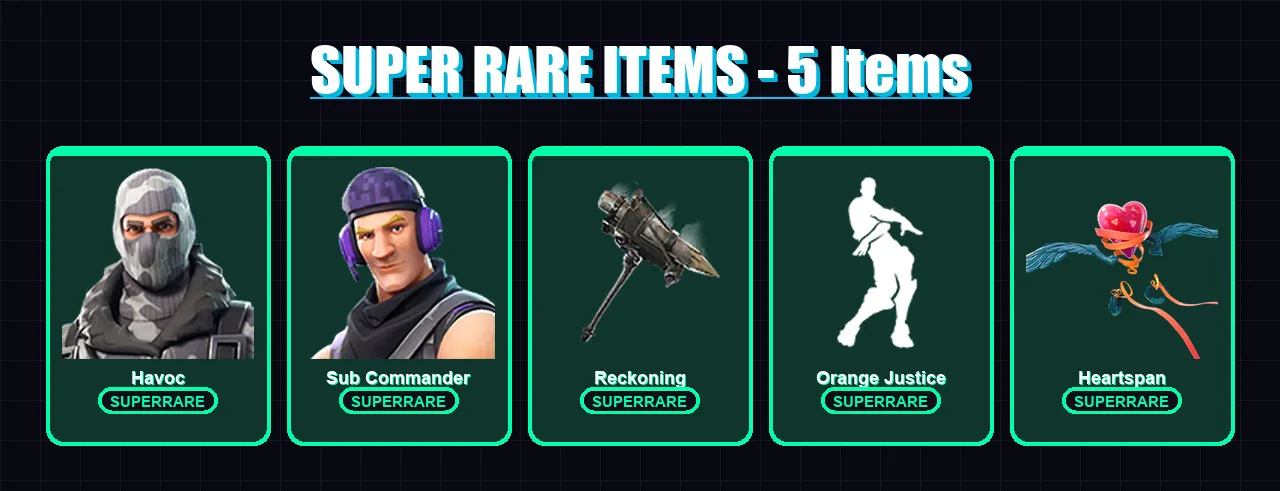 [PC/XBOX/PSN] | Havoc | Sub Commander | Torin | Joey | The Cube Queen | 43 skin | 41 pickaxe | 37 emote | 42 glider | Lv593
