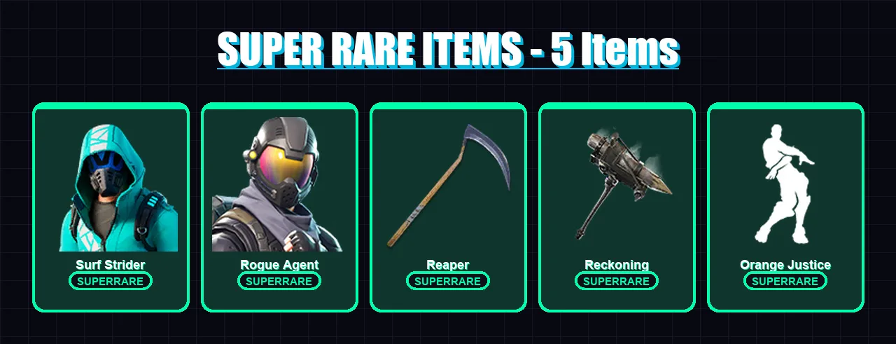 [PC/XBOX/PSN] | Surf Strider | Rogue Agent | Zenith | Calamity | The Ice King | 41 skin | 34 pickaxe | 48 emote | 32 glider | Lv644 — Fortnite account