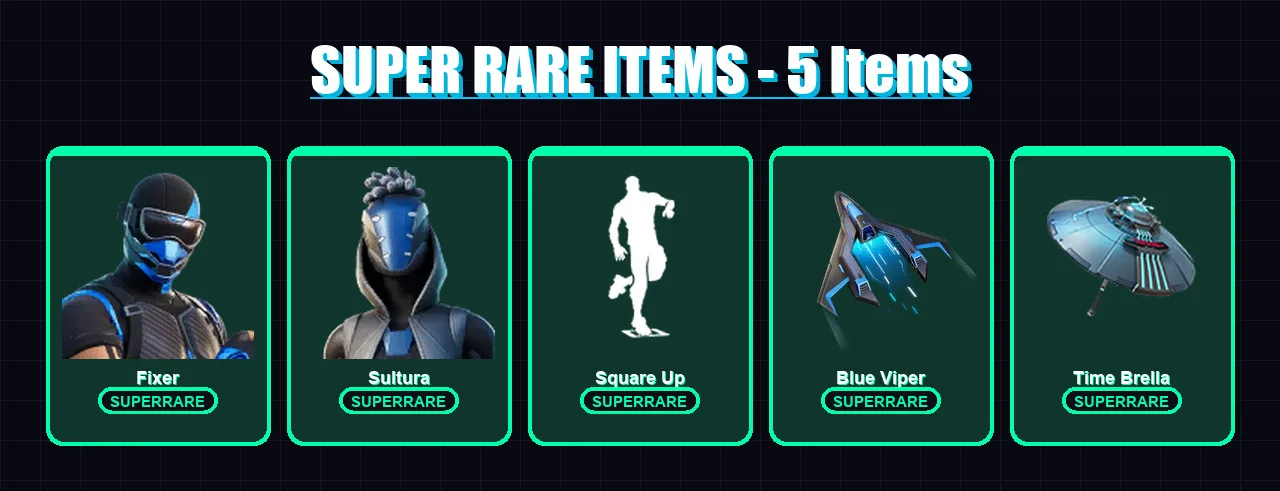 [PC/PSN] | Fixer | Sultura | The Ageless | Mizuki | Spectra Knight | 197 skin | 209 pickaxe | 143 emote | 137 glider | Lv2067