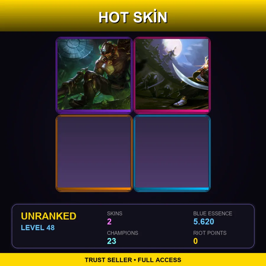 LAS | Lv48 | Unranked | 2 Skin | 23 Champ