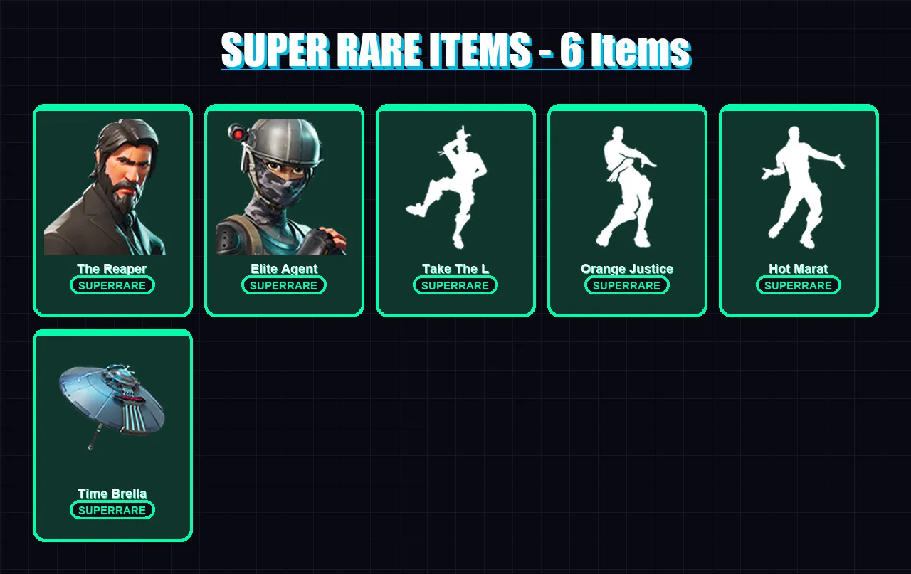[PC/XBOX/PSN] | The Reaper | Elite Agent | Zenith | Omega | Drift | 21 skin | 16 pickaxe | 30 emote | 25 glider | Lv326