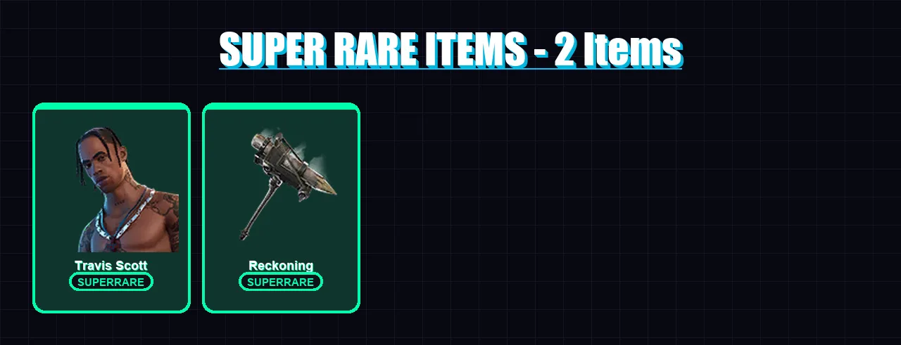 [PC/PSN] | Travis Scott | Gear Specialist Maya | Midas | Deadpool | Calamity | 30 skin | 39 pickaxe | 32 emote | 39 glider | Lv586 — Fortnite account