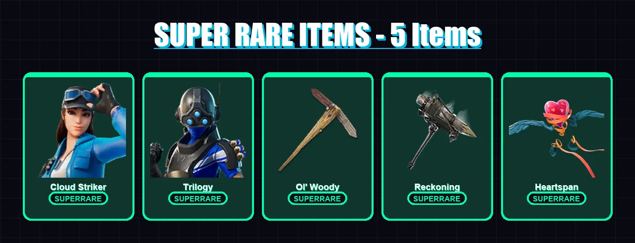 [PC/XBOX] | Cloud Striker | Trilogy | Snap | Calamity | Adira | 17 skin | 34 pickaxe | 22 emote | 31 glider | Lv486 — Fortnite account