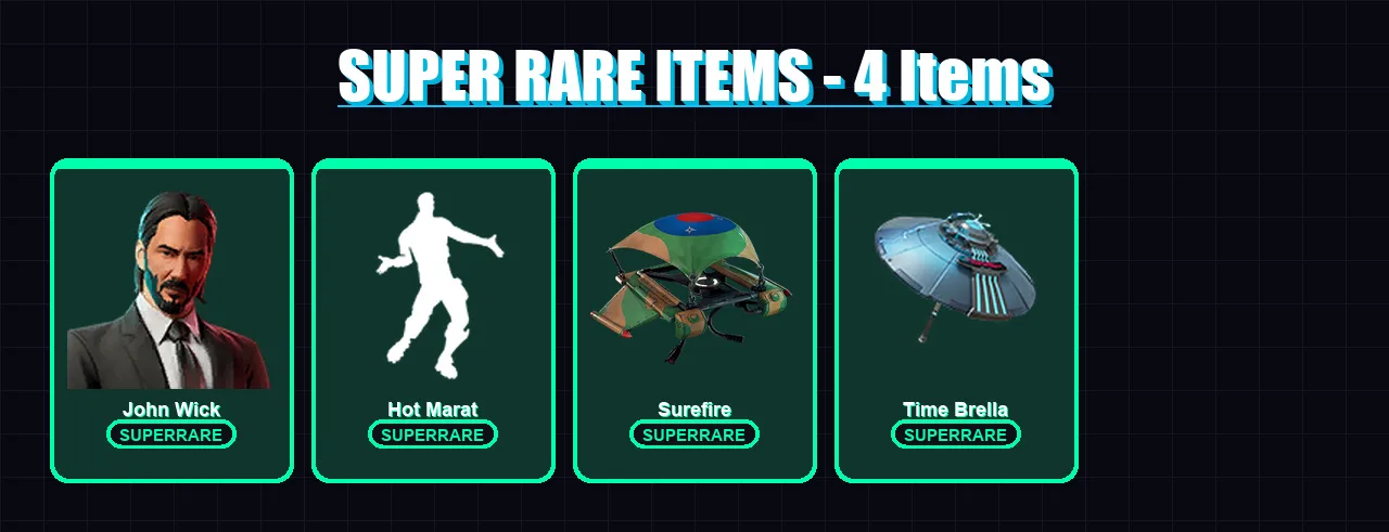 [PS4/PS5/XBOX/PC] | John Wick | Deadpool | Predator | Fusion | Gear Specialist Maya | 64 skin | 88 pickaxe | 73 emote | 89 glider | Lv1459
