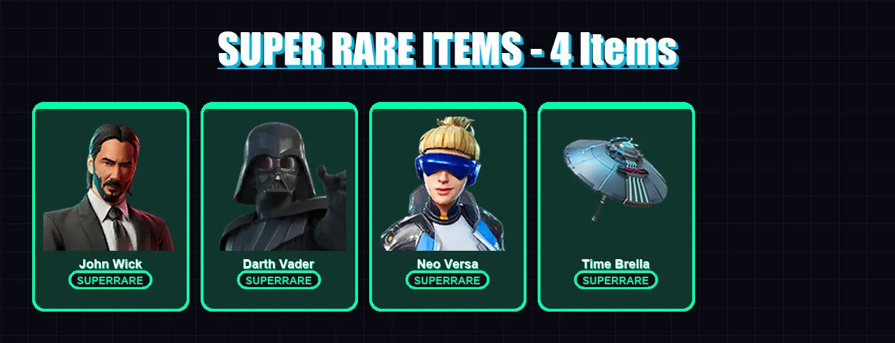 [PS4/PS5/XBOX/PC] | John Wick | Darth Vader | Neo Versa | Joey | Renzo the Destroyer | 109 skin | 122 pickaxe | 87 emote | 123 glider | Lv1900