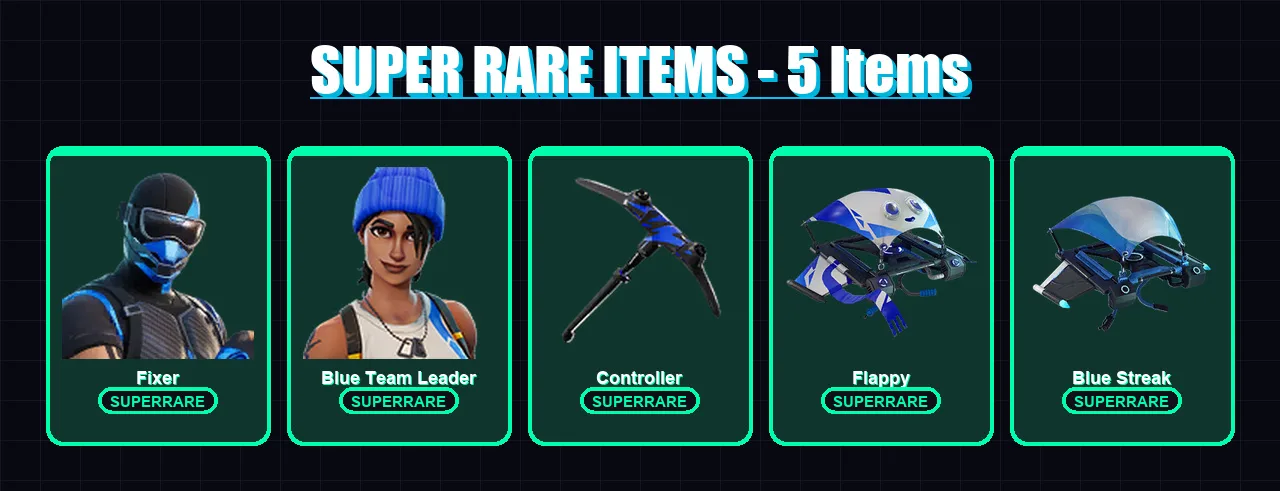 [PS4/PS5/XBOX/PC] | Fixer | Blue Team Leader | Drift | Deadpool | Era | 66 skin | 80 pickaxe | 50 emote | 87 glider | Lv1063