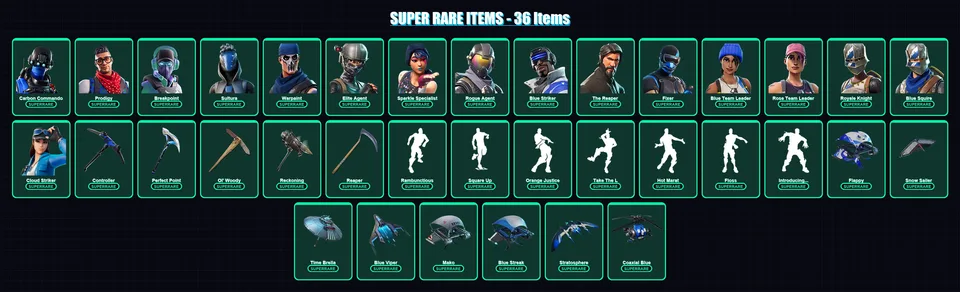 [PC/XBOX] | Carbon Commando | Prodigy | Breakpoint | Sultura | Warpaint | 224 skin | 225 pickaxe | 223 emote | 189 glider | Lv2368 — main preview