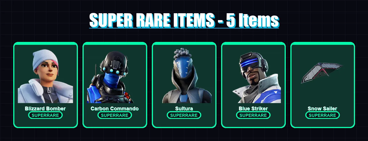 [PS4/PS5/XBOX/PC] | Blizzard Bomber | Carbon Commando | Sultura | 10 skin | Lv98